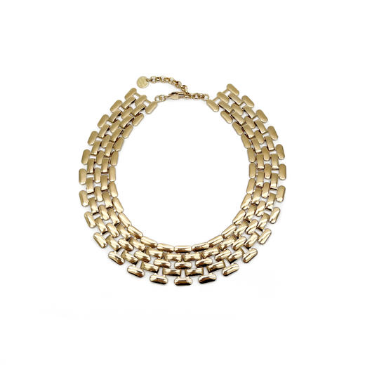 北京仓｜HÉLÈNE ZUBELDIA-Flat Chain-金色 项链［法国设计师］ 商品图0
