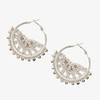 心艺手作：向日葵耳环系列 Small Semi Filigree Crochet Earrings in Silver/Gold 商品缩略图1