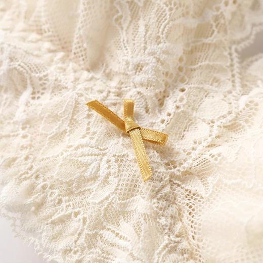 金三塔秋冬新品真丝无钢圈内衣女 背心式性感蕾丝文胸NZFAC308 商品图2