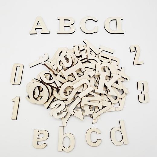 KCTB005字母木片DIY装饰 商品图2