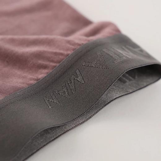 金三塔真丝男士中腰平角裤 纯色透气内裤男（私密物品不支持退换） NZMAB201 商品图4