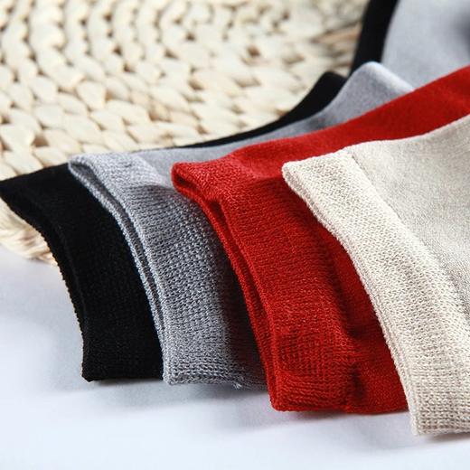 【三双装】金三塔上新袜子女纯色蚕丝短袜冬季女袜春秋中筒袜短袜 JXQ219 商品图3