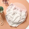 金三塔少女真丝内裤女 发育期中腰纯色三角裤女（私密物品不支持退换）  3NZFAA210 商品缩略图0