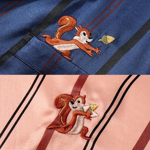 金三塔弹力桑蚕丝 氨基酸美肤 宇宙级别的罗曼情侣条纹刺绣衣裤套 YSFBC209/YSMBC202 商品图2