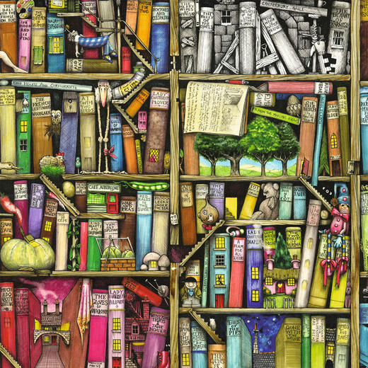 Ravensburger拼图  平面拼图1000片 奇幻的书店  RAVC191376 商品图0