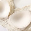 金三塔秋冬新品真丝无钢圈内衣女 背心式性感蕾丝文胸NZFAC308 商品缩略图3