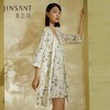 金三塔100%桑蚕丝真丝女士时尚印花睡袍家居服2022新品 YSFCA106 商品缩略图1