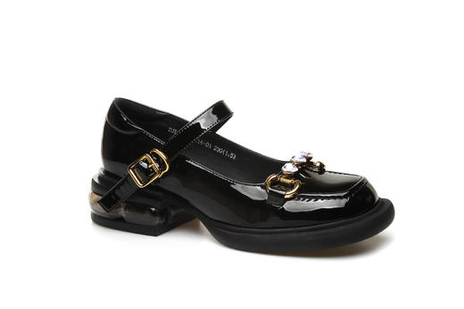 豪麟名鞋奥莱迪嘉女装牛移膜革玛丽珍鞋DJLZO21WP214黑色  原价1660元 商品图0