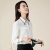 玳莎秋季新款真丝长袖衬衫女100%桑蚕丝时尚通勤复古宽松上衣 BC31304 商品缩略图3