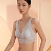 金三塔新品 真丝性感无钢圈全罩杯内衣女聚拢透气蕾丝胸罩  NZFBC303 商品缩略图1