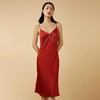 金三塔19姆米重磅100%桑蚕丝真丝性感美背红色本命年婚庆吊带裙女 YSFCA301 商品缩略图2