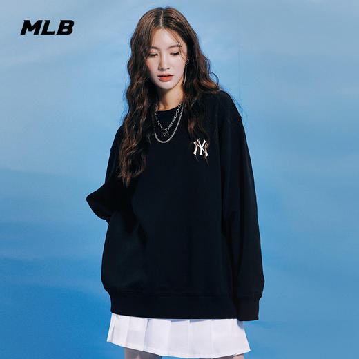 MLB男女宽松套头腰果花卫衣3AMT53014 商品图1