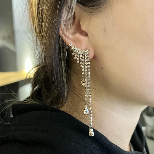 北京仓｜HÉLÈNE ZUBELDIA-Fine Rainfall-粉色 耳环［法国设计师］ 商品图1