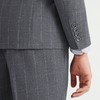 柒牌男士西装套装韩版结婚礼服商务休闲帅气中灰色英伦风格子西服	122C70390 商品缩略图3