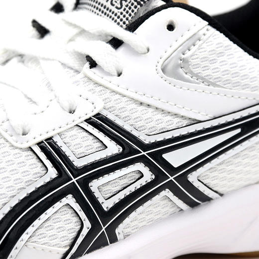 ASICS亚瑟士乒乓球鞋专业女款男款运动鞋1053A034-101经典白黑色透气防滑耐磨舒适 商品图3