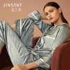 金三塔新品 真丝睡衣女100%桑蚕丝长袖长裤可外穿衣裤套  YSFAC208 商品缩略图0
