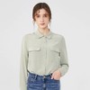 金三塔新品18mm真丝长袖衬衫100%桑蚕丝女士 YSFBA708 商品缩略图2