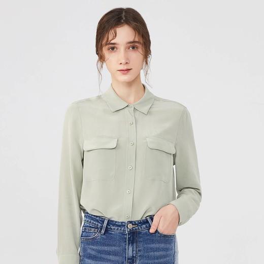 金三塔新品18mm真丝长袖衬衫100%桑蚕丝女士 YSFBA708 商品图2