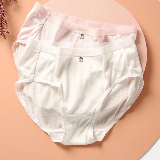 金三塔少女真丝内裤女 发育期中腰纯色三角裤女（私密物品不支持退换）  3NZFAA210 商品图1