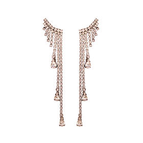 北京仓｜HÉLÈNE ZUBELDIA-Fine Rainfall-粉色 耳环［法国设计师］