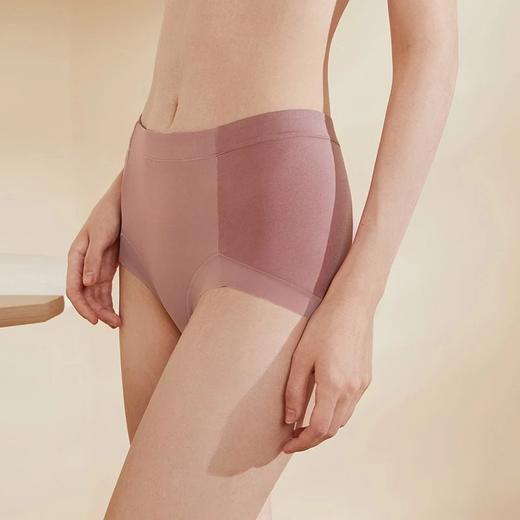 金三塔桑蚕丝氨纶内裤女弹力舒适高腰透气平角裤（私密物品不支持退换） NZF9C206 商品图2