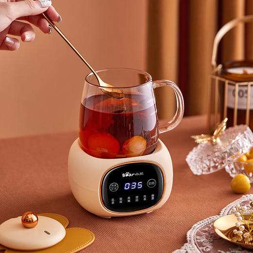 【小程序】小熊养生壶电热杯垫 YSH-Q04E5 米黄色 烧水 商品图8