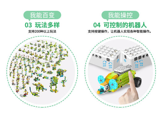 途道机械大师（遥控版）电动智能机器人教育儿童拼装积木6岁以上 商品图2