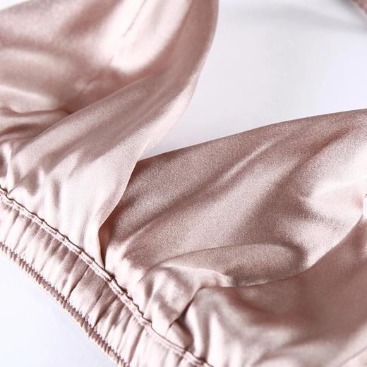 金三塔无钢圈内衣女薄款文胸桑蚕丝性感舒适无痕小胸胸罩  NSFAA301 商品图4