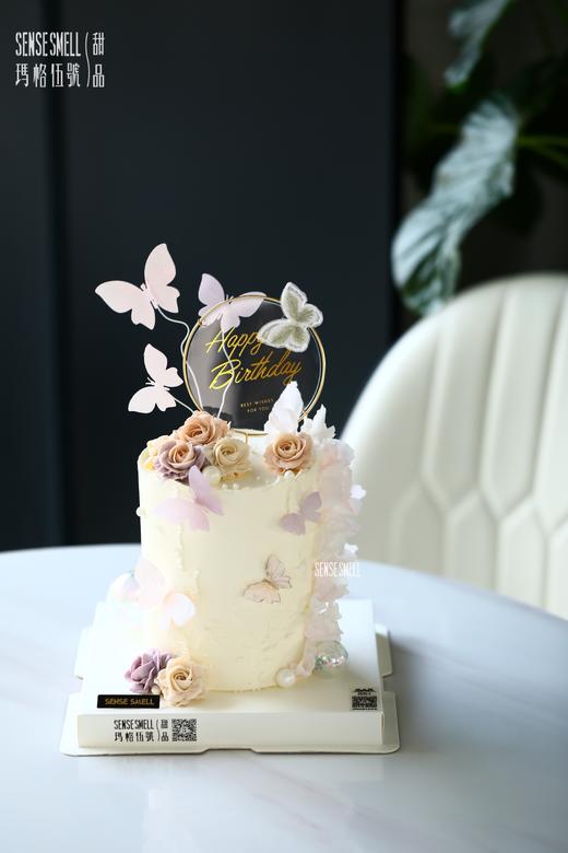 H137花灿蝶媚（韩式裱花蛋糕，请提前2天预订） 商品图1