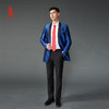 SAINTJOY/上久楷 宋锦领带 轨迹 深玫红LD15602-2 商品缩略图1