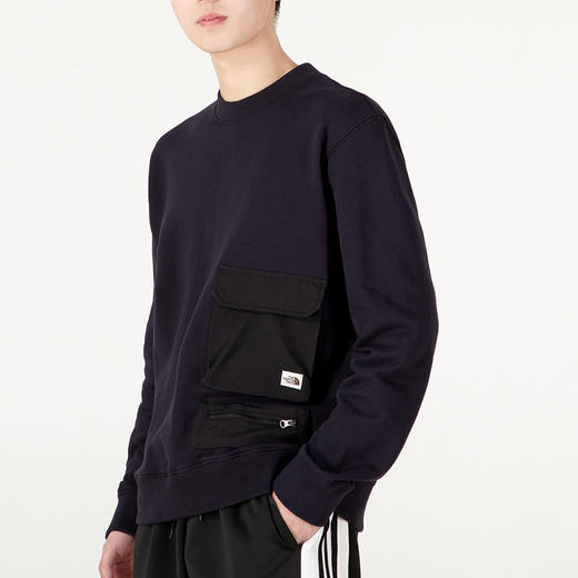 北面男装2022春季新款套头衫运动服户外休闲长袖NF0A5JWL 商品图4