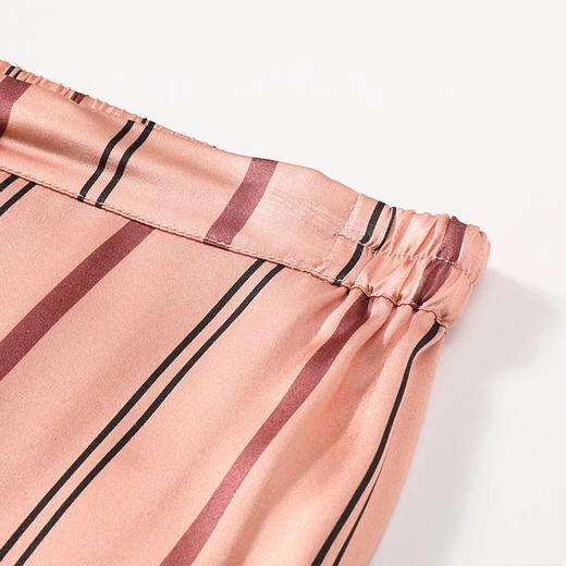 金三塔弹力桑蚕丝 氨基酸美肤 宇宙级别的罗曼情侣条纹刺绣衣裤套 YSFBC209/YSMBC202 商品图3