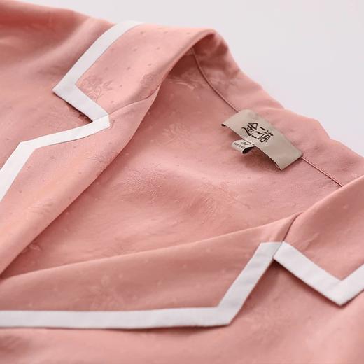 金三塔新品 真丝睡衣女100%桑蚕丝长袖长裤可外穿衣裤套  YSFAC208 商品图4