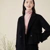 玳莎短款毛呢外套女秋冬新款通勤宽松西装领小个子羊毛呢子大衣 BD37301 商品缩略图1