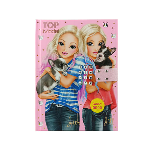 TOPMODEL  TOPMODEL密码日记本（好朋友）  TOPC0410860 商品图0