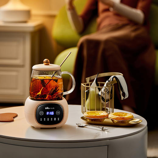 【小程序】小熊养生壶电热杯垫 YSH-Q04E5 米黄色 烧水 商品图9