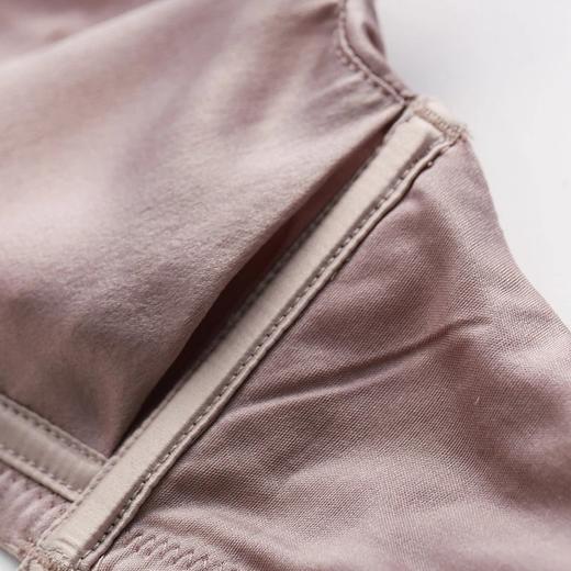 金三塔无钢圈文胸双面真丝缎面全罩杯光面无束缚亲肤内衣  NZFAA301 商品图4