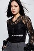 3楼阿玛施AMASS服饰黑色蕾丝上衣 商品缩略图0