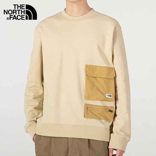 北面男装2022春季新款套头衫运动服户外休闲长袖NF0A5JWL 商品图0