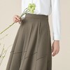玳莎气质A字半身裙 秋季新款优雅高腰显瘦遮胯中长款大摆伞裙 BD34301 商品缩略图1