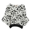 金三塔真丝小衫女100%桑蚕丝时尚印花上衣外套YSFAA708 商品缩略图1