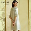 金三塔100%桑蚕丝真丝蕾丝拼接时尚甜美家居服女士睡裙2022新品 YSFCA312 商品缩略图1