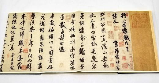 《蜀素帖 苕溪诗卷》，经折装一函，200*350mm，宋 米芾书，安徽美术出版社2016年版，定价164，售价62元，非偏远地区包邮。 商品图10