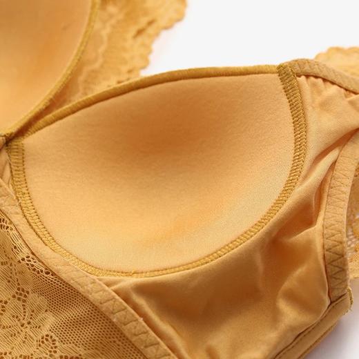 金三塔新品真丝蕾丝背心式内衣女无痕透气抹胸式文胸  NZF9C307 商品图3