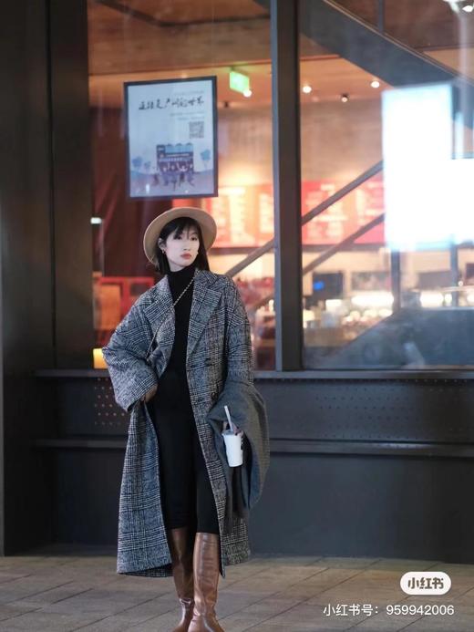 3楼阿玛施AMASS格纹大衣 商品图3