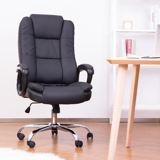 得力4913办公椅(黑) 商品图2