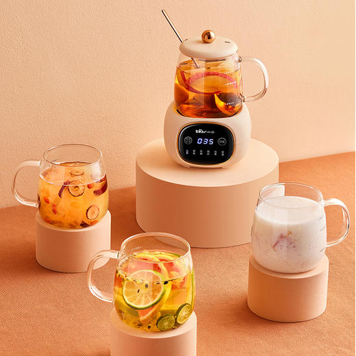 【小程序】小熊养生壶电热杯垫 YSH-Q04E5 米黄色 烧水 商品图3