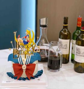 美少女制服生日蛋糕