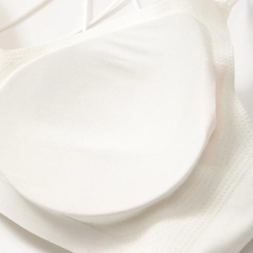 金三塔桑蚕丝内里美背无痕双肩带舒适高弹无钢圈内衣新品  NZFCA303 商品图3