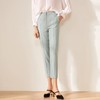 玳莎薄荷绿九分休闲裤哈伦薄款女裤马卡龙宽松直筒小脚裤  BB36302 商品缩略图0